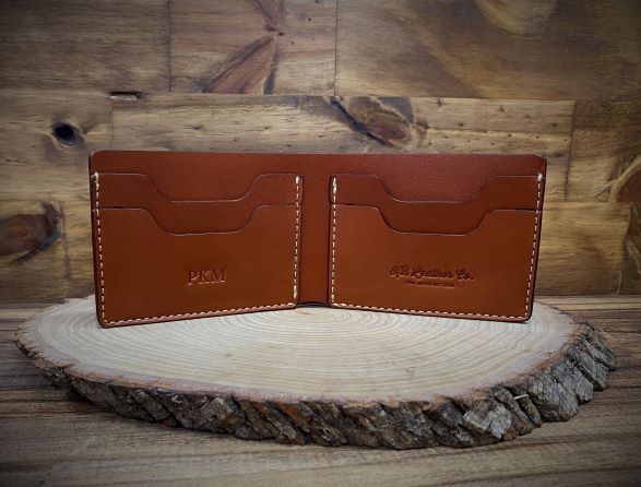 Traditional Bifold Wallet - KB Leather Co - Custom Belts, Wallets, Gun ...