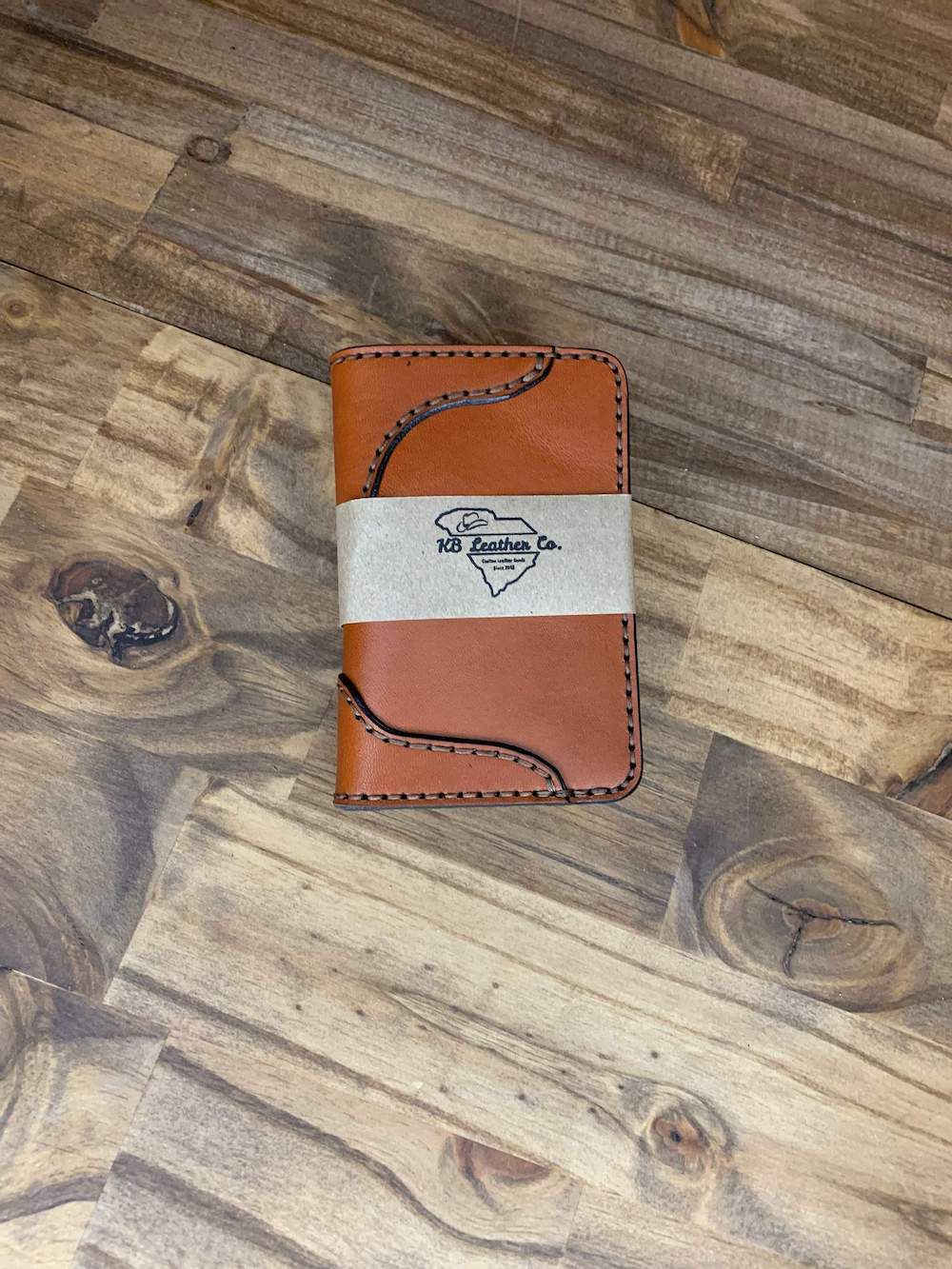 Montana Western Vertical Wallet - KB Leather Co - Custom Leather Wallets,  Belts and More!